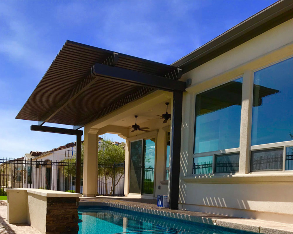 Cantilever-over-pool