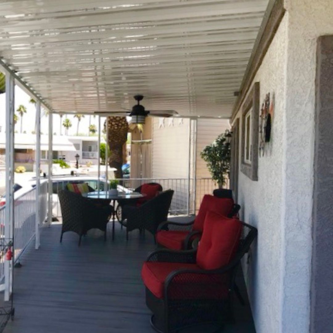 Pergola patio.