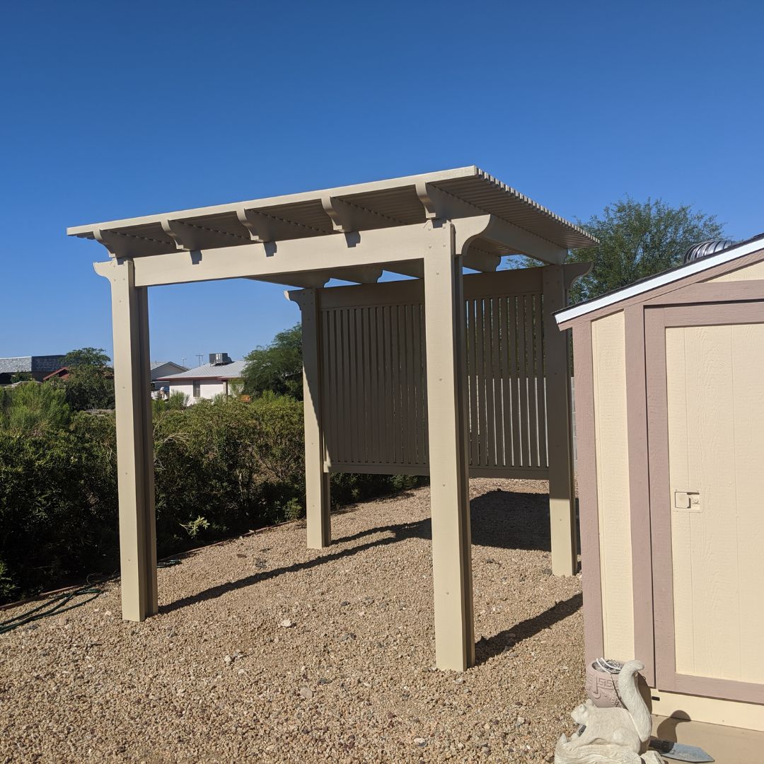 louvered pergola