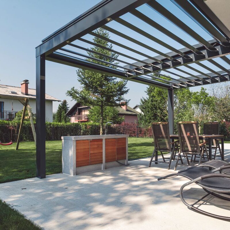 Adjustable Sun Protection Pergolas